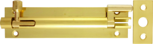 4 inch Brass Barrel Bolt - Necked